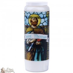 Novena candles to Saint Thomas