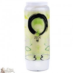 Decorative candles With  zen symbol 