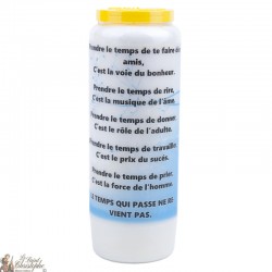 Novena candles “Take the time” - Blue