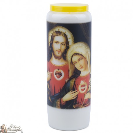 Candele Novene al Sacro Cuore di Gesù e Maria - Preghiera francese