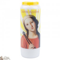 Novena candles to Saint Apolline