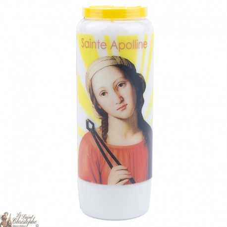 Candles Novenas to  Saint 	Apolline – french  Prayer  