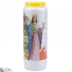 Novena candles for Saint Barbara