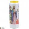 Novena candles for Saint Barbara