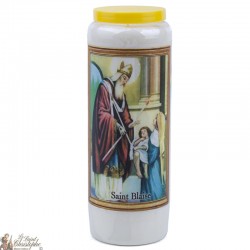 Novena candles to Saint Blaise