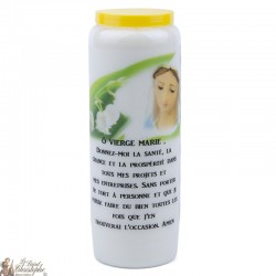 Velas de novena a la Virgen María - modelo 6