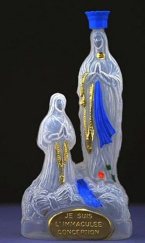 Acqua Santa MADONNA DI LOURDES: 2 Bottigliette a statuina + Miniatura -  Annunci Alessandria