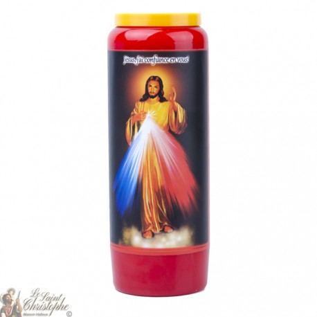  Novenas velas rojas a Cristo Misericordioso - Oración alemán