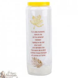 Novena candles for a lost person - model 2